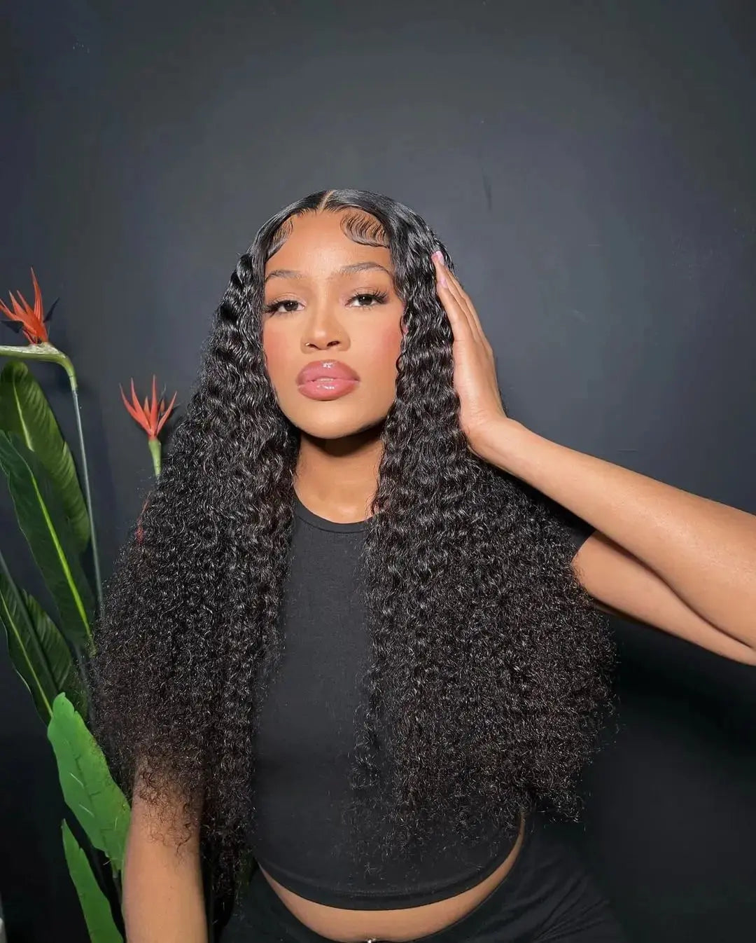 40 50 Inch HD 13x6 Deep Wave Lace Frontal Wigs Brazilian 13x4 Water Wave Curly Lace Front Human Hair Wigs For Women 300 Density NovaCart