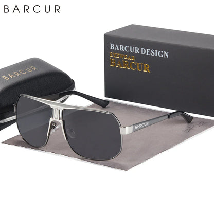 BARCUR Polarized Sports Sunglasses for Men Fashionable Fishing Driving Hiking and Outdoor Eyewear UV400 Protection Gradient Lenses Stevvex
