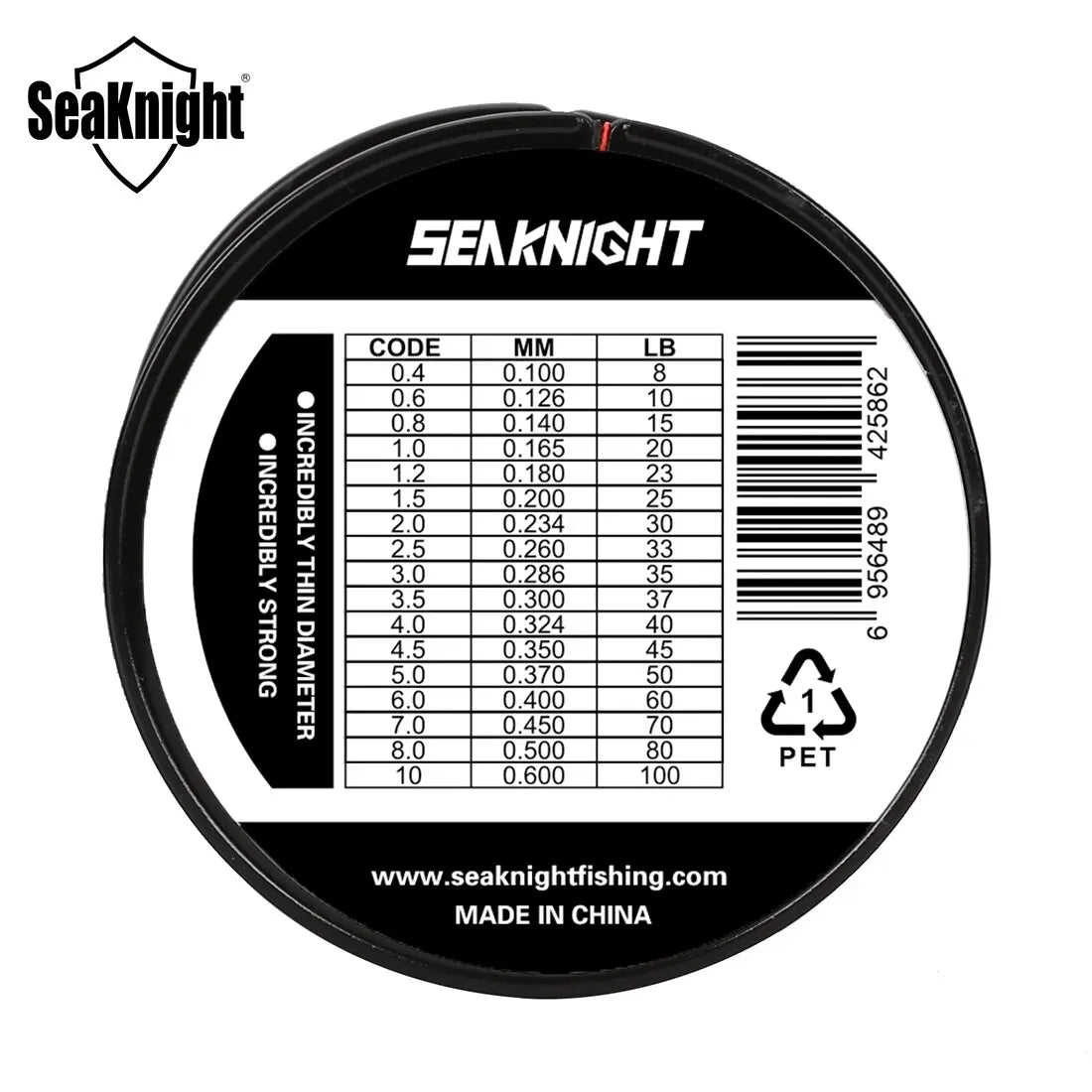 SeaKnight TriPoseidon Series 4 Strands Multifilament Fishing Line 300M PE Braided Line Smooth Carp Fishing 15lb 20lb 25lb 30lb Pi-Mart