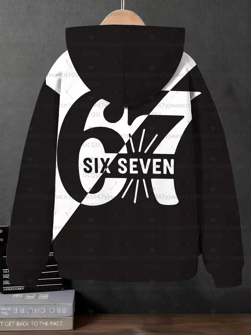 Hoodies For Kids 67 Six Seven Italian Brain Rot Math Joke Tops Y2k Game Saying Zipper Clothes Graphic Y2k Children's Hoodies NovaCart