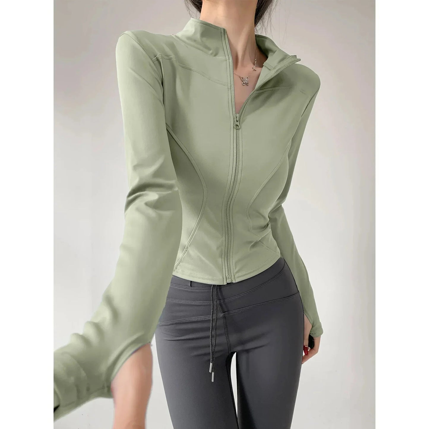 Sun Quick-Drying Zip-Up Sports Jacket Women S-3XL FitiqueFit