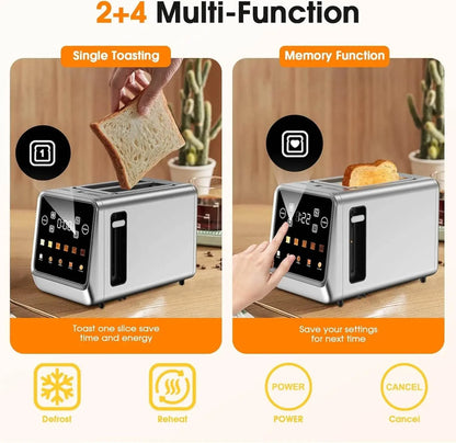 Stainless Steel Smart Digital Toaster SmartPursue™