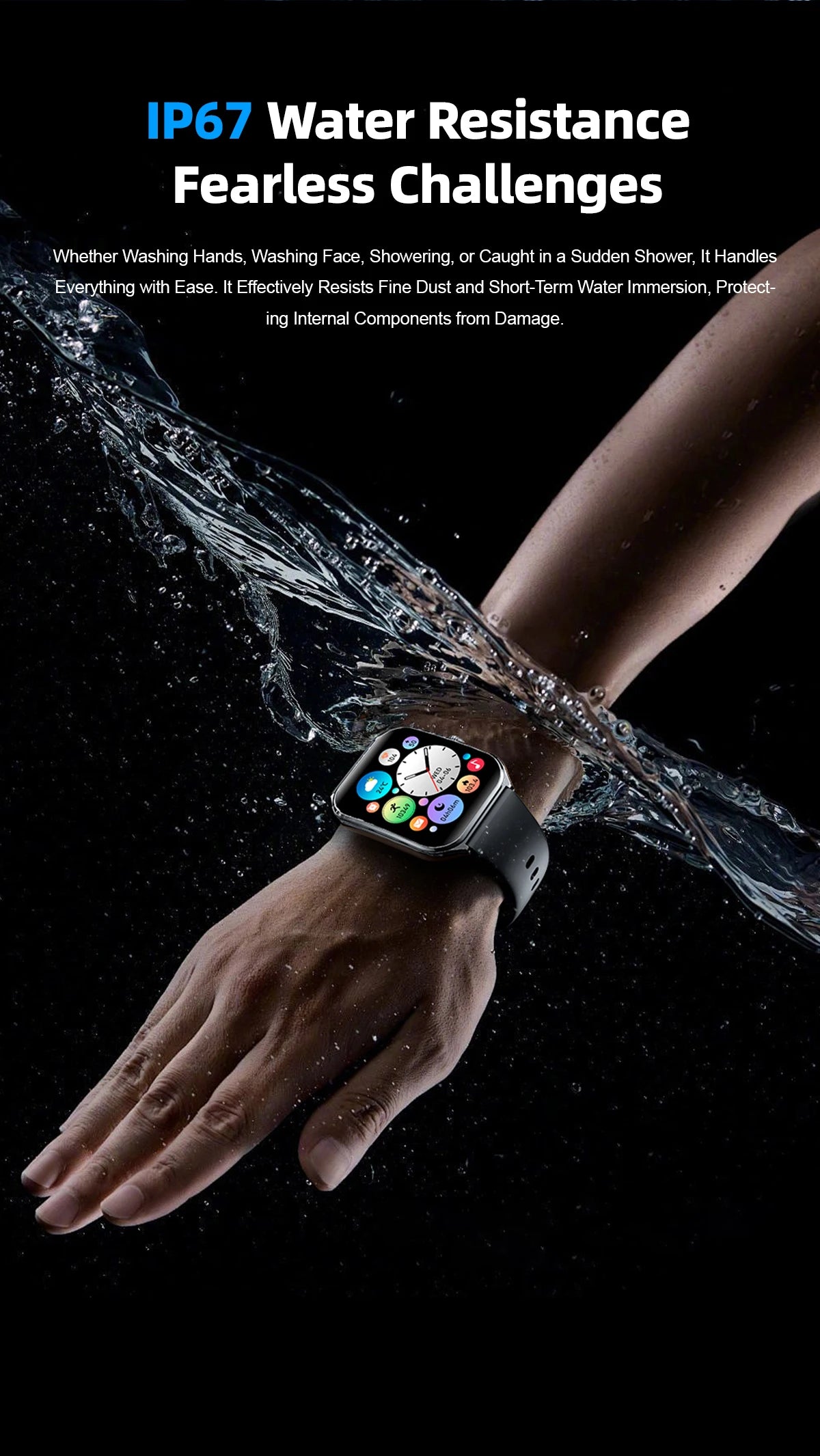 2026 New Smartwatch 1.96 inch Ultra-thin Bluetooth Call Health Monitor IP68 Waterproof 100 Sport Smart Bracelet For  Android iOS NovaCart