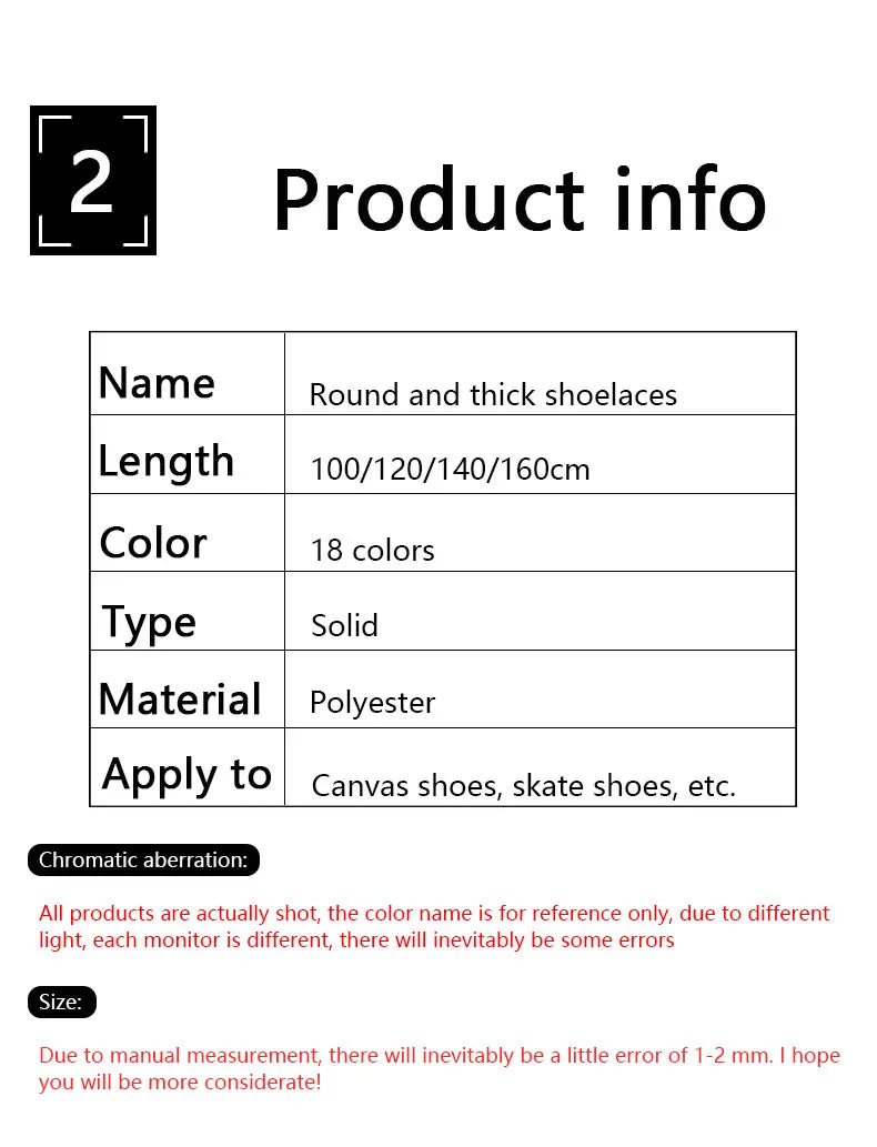 Round Shoelaces Quality 8mm Thicker Shoelace Running Sneakers Laces 1Pair 100/120/140/160CM Boots Shoe Laces Shoes Accessories NovaCart
