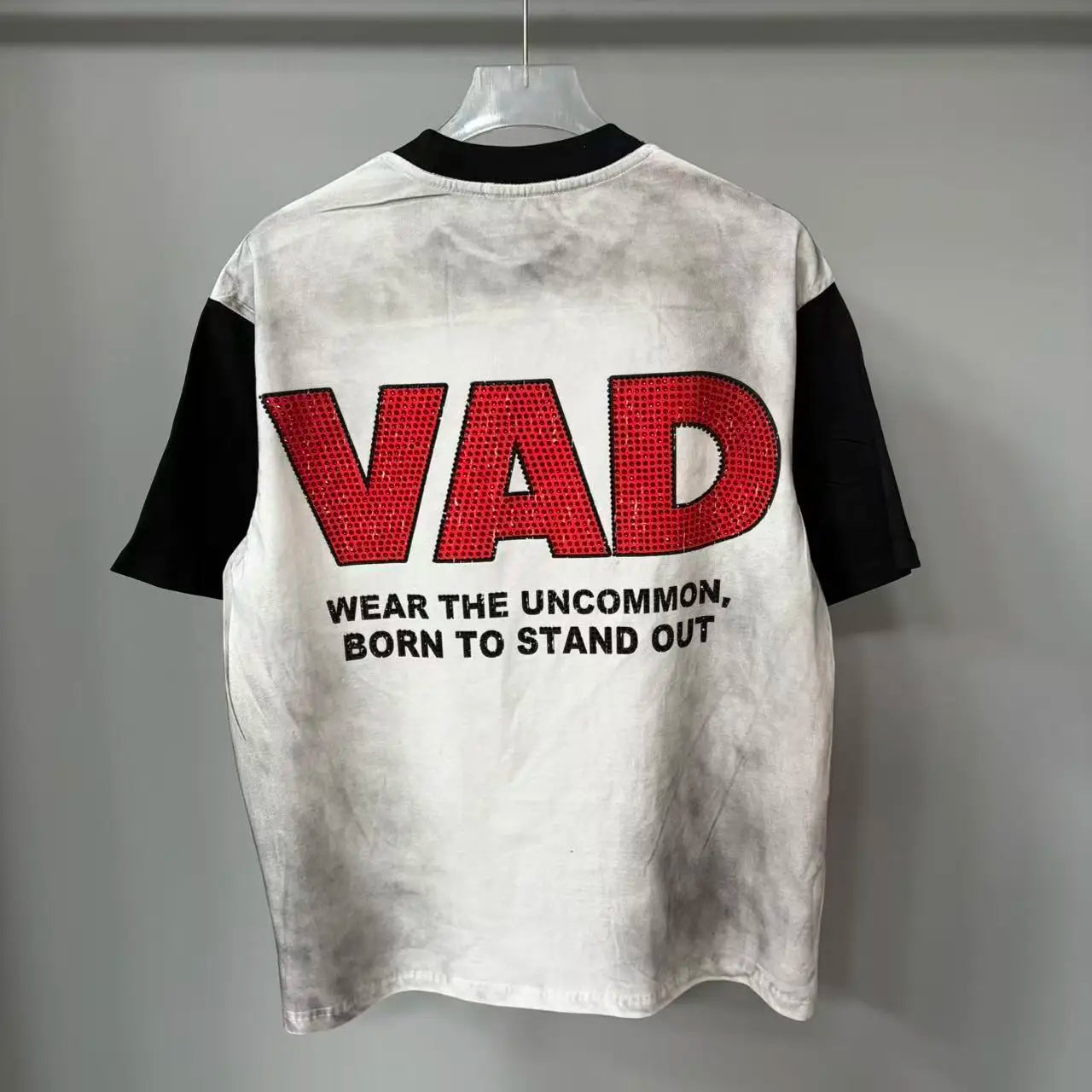 2026 New Fashion Streetwear Shinning Diamond Baggy Tshirts for Men and Women Short Sleeve Rhinestone Cotton Top Tees Oversized NovaCart