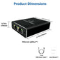 RJ45 Splitter 1 in 2/3/4 Out Network  1000Mbps RJ45 Adapter Gigabit Converter Internet Ethernet 8P8C Extender Plug Extension Pi-Mart