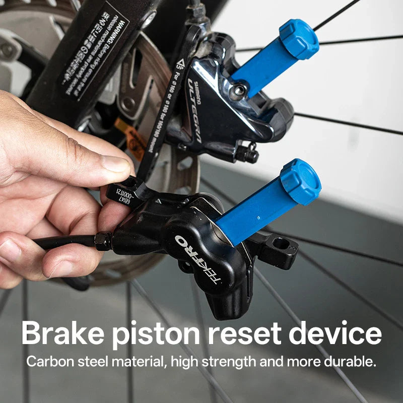 Portable Bicycle Brake Pad Spreader Tool 360° Rotatable Bike Oil Disc Piston Reset Hydraulic Brake Caliper Piston Extension Pi-Mart