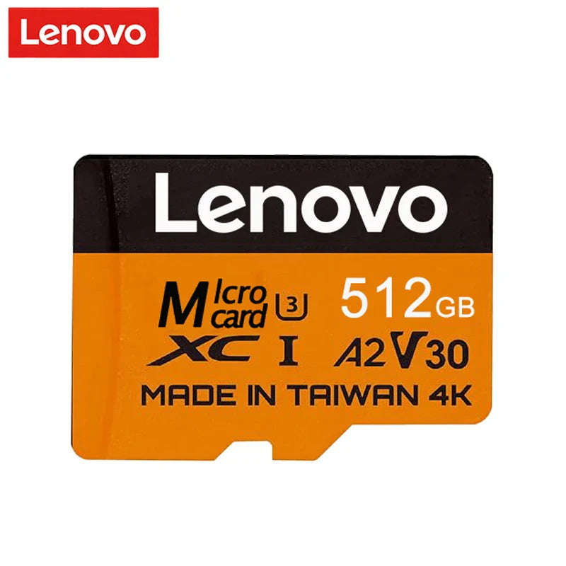 Lenovo High Speed Cartao De Memoria U3 V30 UHS-1 Class 10 Storage Card 1TB 512GB Micro SD Card Flash Cards For Nintendo Switch Pi-Mart