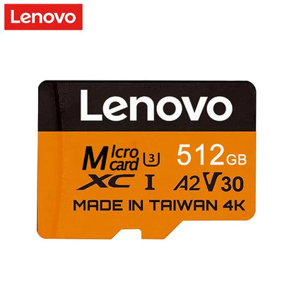 Lenovo High Speed Cartao De Memoria U3 V30 UHS-1 Class 10 Storage Card 1TB 512GB Micro SD Card Flash Cards For Nintendo Switch Pi-Mart