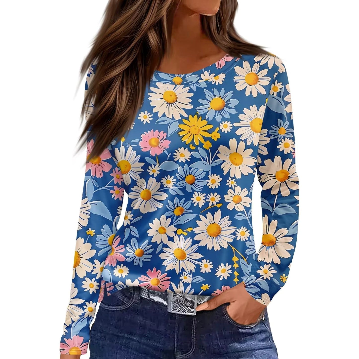 Vintage Floral Mesh Blouse – 9 Styles, S–XXXL FitiqueFit