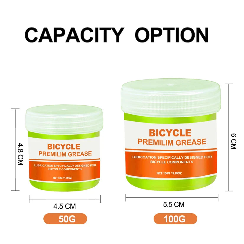 50g Bicycle Lubricating Oil Effect Bearing Grease Hub Lubricants Lipid Elements for Mountain Road Bikes Pi-Mart