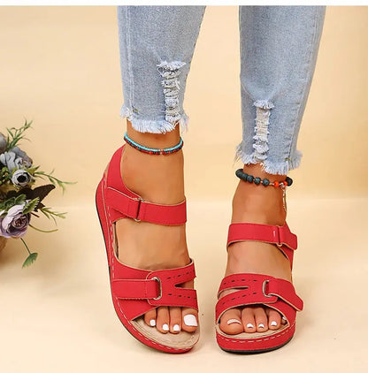 Shoes Women Sandals Fashion Wedge Ladies Shoes Party Women's Sandals Huaraches Elegant Footwear Zapatos De Mujer Female NovaCart