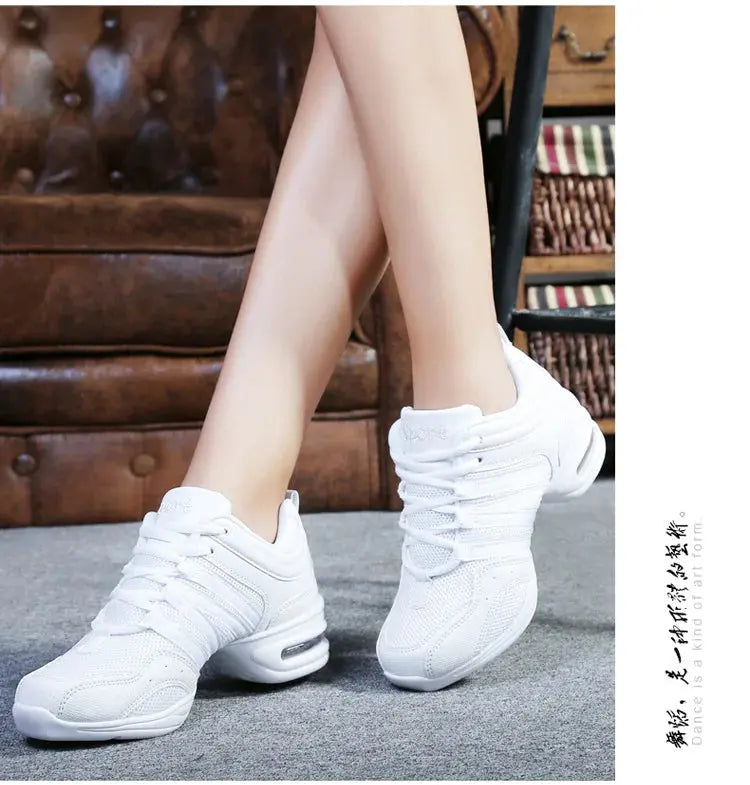Women's Dance Shoes Soft Outsole Woman Breath Jazz Hip Hop Shoes Sports Sneakers Ladies Girl's Modern Jazz Dancing Shoes for Men NovaCart