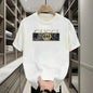 Summer 2025 New Brand Luxury Letter Pattern Printed Men's 100% Pure Cotton Short Sleeve Round Neck T-shirt NovaCart