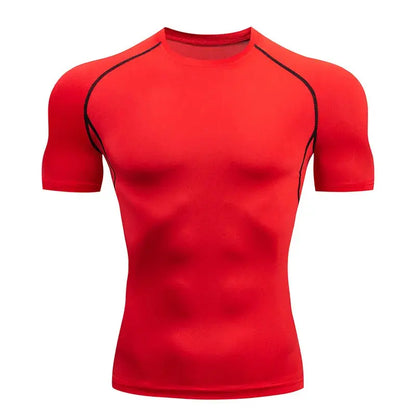 Men's T Shirt Outdoor Training Fitness Gym Jogging Running Sweatshirt Bat/-Man Compression Shirts Tight Elastic Breathable NovaCart