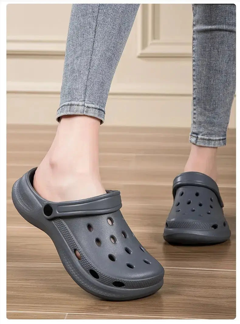 Summer Men Clogs Sandals Men's and Women's Leisure Slippers Beach Slides Home Garden Shoes Outdoor Sandals Plus Size 46 47 48 NovaCart