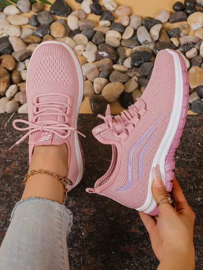 Women's shoes, soft soles, not tired feet,summer sneakers platform shoes, flying weaving, breathable women's sneakers shoes NovaCart