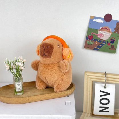 Cute Capybara Plush Toy Hoodie with Wings Simulation Doll Small Size Stuffed Animals Anime Fluffty Toy Birthday Party NovaCart