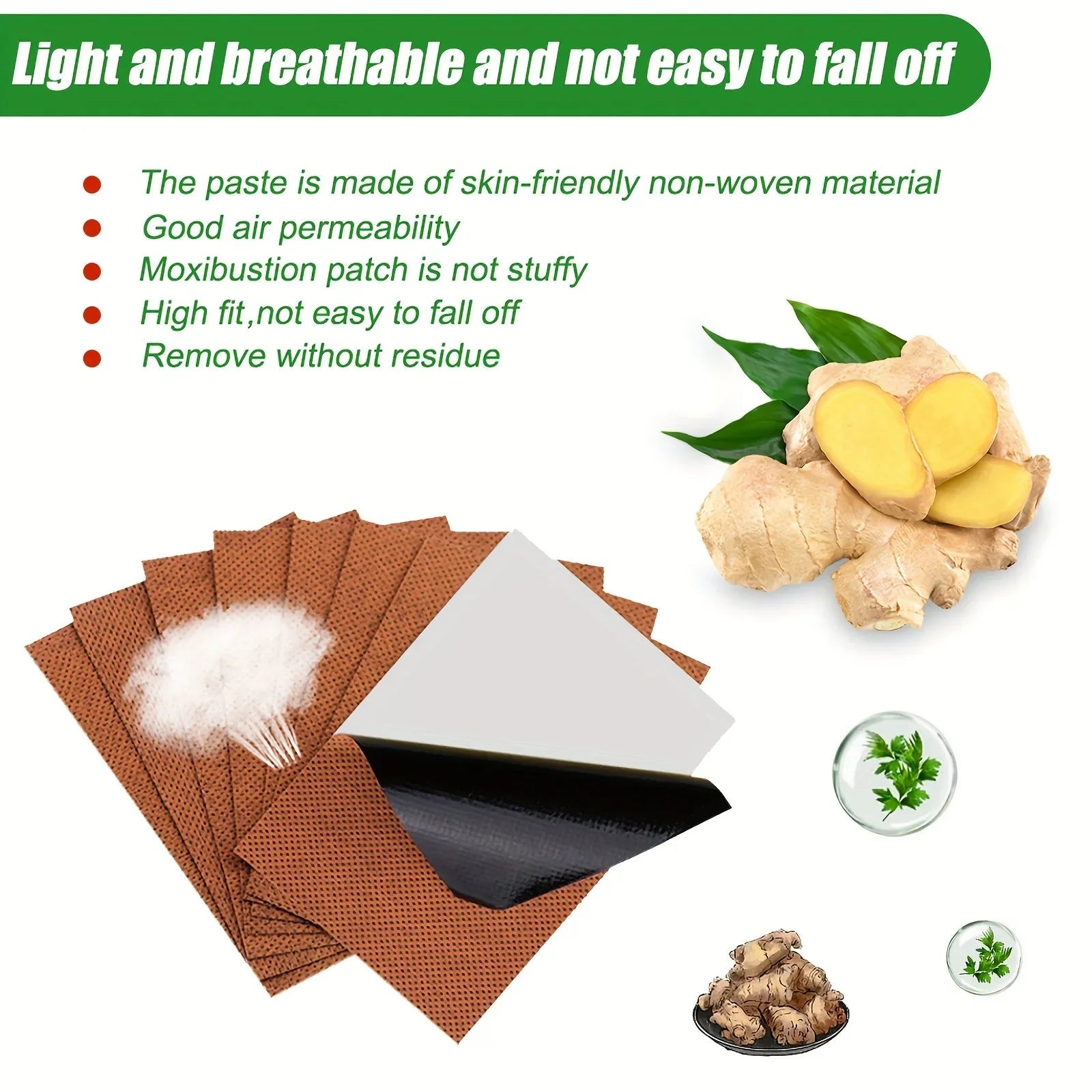 50/100pcs heating patch, suitable for neck, shoulders, back, knees, abdomen warm heating, portable Pi-Mart