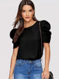 Chic Bubble Sleeve Blouse Summer Style Urban Ease