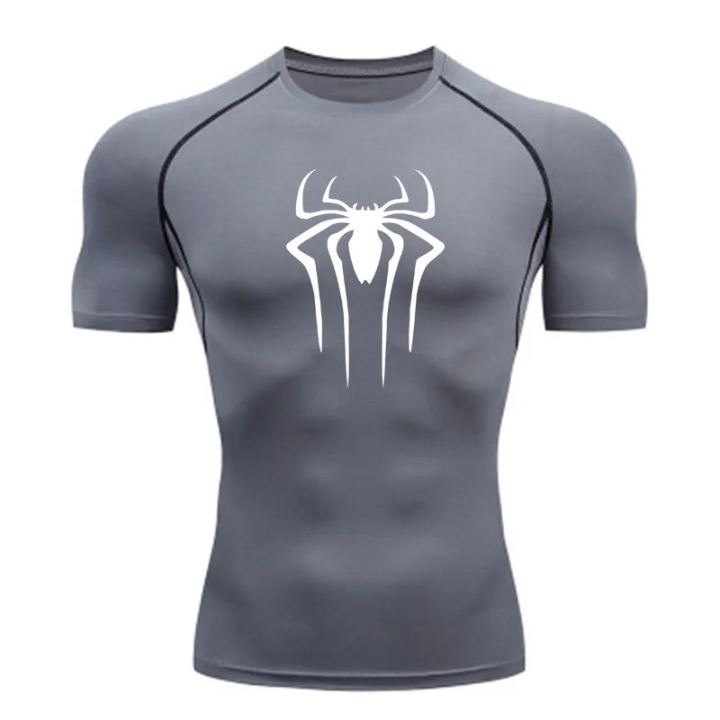 New Compression Shirt Men Fitness Gym Super Hero Sport Running T-Shirt Rashgard Tops Tee Quick Dry Short Sleeve T-Shirt For Men NovaCart