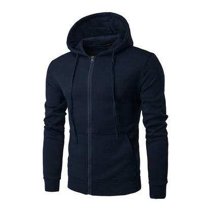 Autumn Men Sweatshirts Long Sleeve Jacket Hoodie Zipper Closure Jacket Male Hoodies Sweatshirt Slim Fit Male Clothing NovaCart