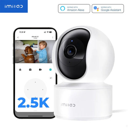 IMILAB Baby Monitor Indoor Security Camera with AI Detection Night Vision 2-Way Audio 360° PTZ Compatible with Xiaomi Home App Pi-Mart