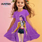 Girls Kpop Cartoon Demon Hunters Dress Summer Kids Anime Princess Beach Outfit Casual Sleepwear NovaCart
