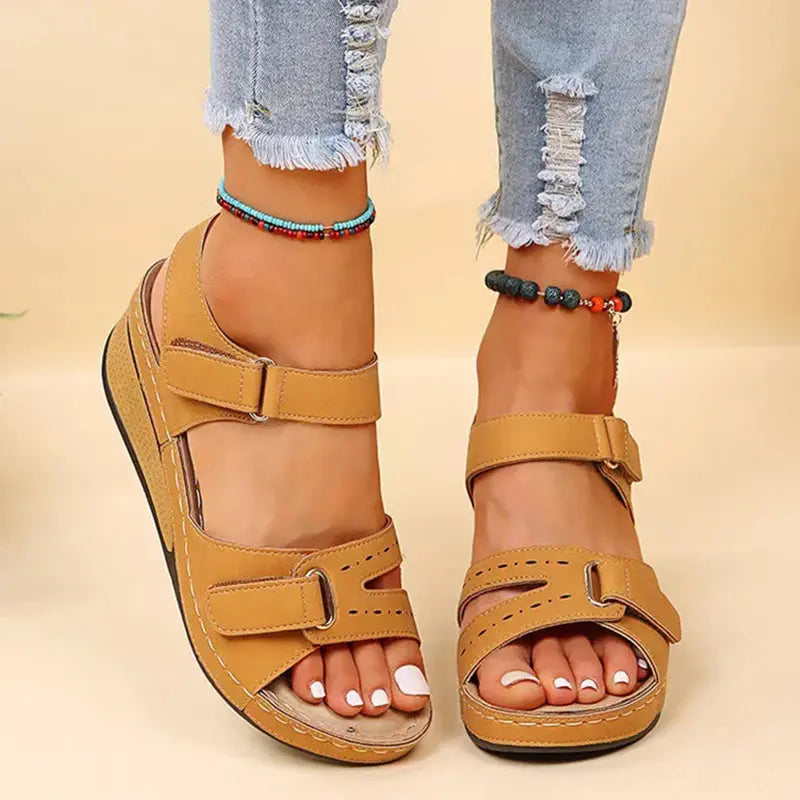 Shoes Women Sandals Fashion Wedge Ladies Shoes Party Women's Sandals Huaraches Elegant Footwear Zapatos De Mujer Female NovaCart