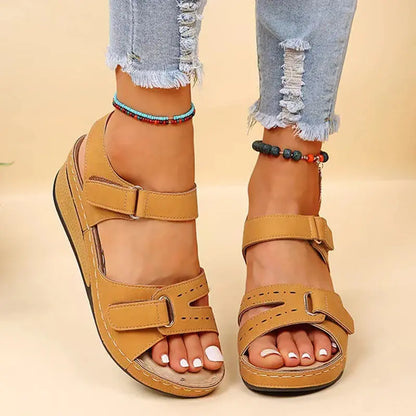 Shoes Women Sandals Fashion Wedge Ladies Shoes Party Women's Sandals Huaraches Elegant Footwear Zapatos De Mujer Female NovaCart