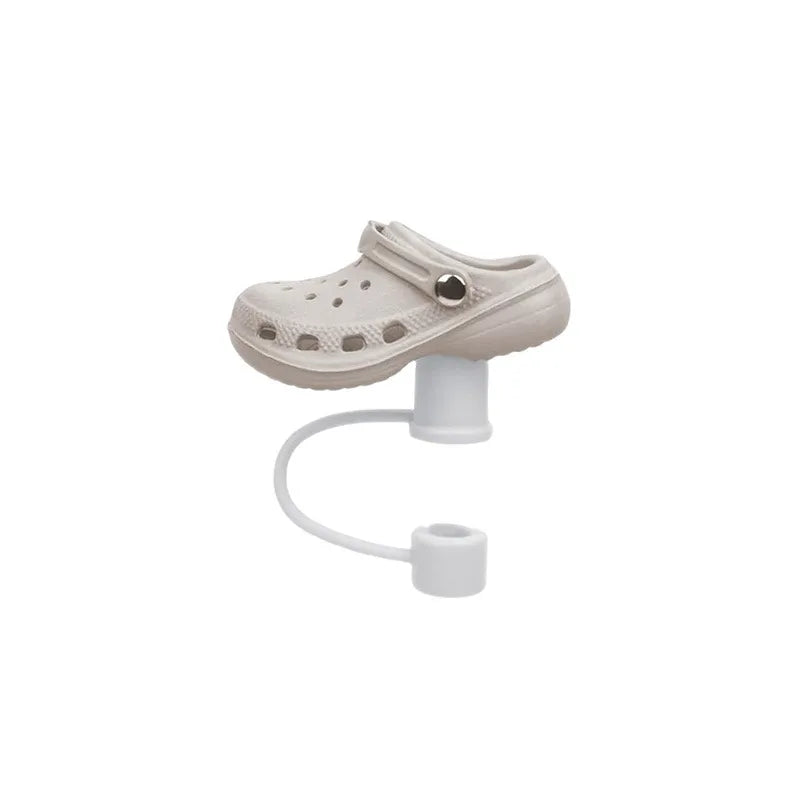 1PCS Cute Slipper Silicone Straw Cover For 30/40 Oz Stanley Cup Reusable 10mm Straw Cover Dust And Splash Proof Straw Cover NovaCart