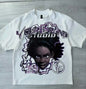 Y2k Harajuku Streetwear Men and Women Short Sleeved Fashion New Cartoon Print Design Shirt Retro Hip Hop Trend Oversized T-Shirt NovaCart