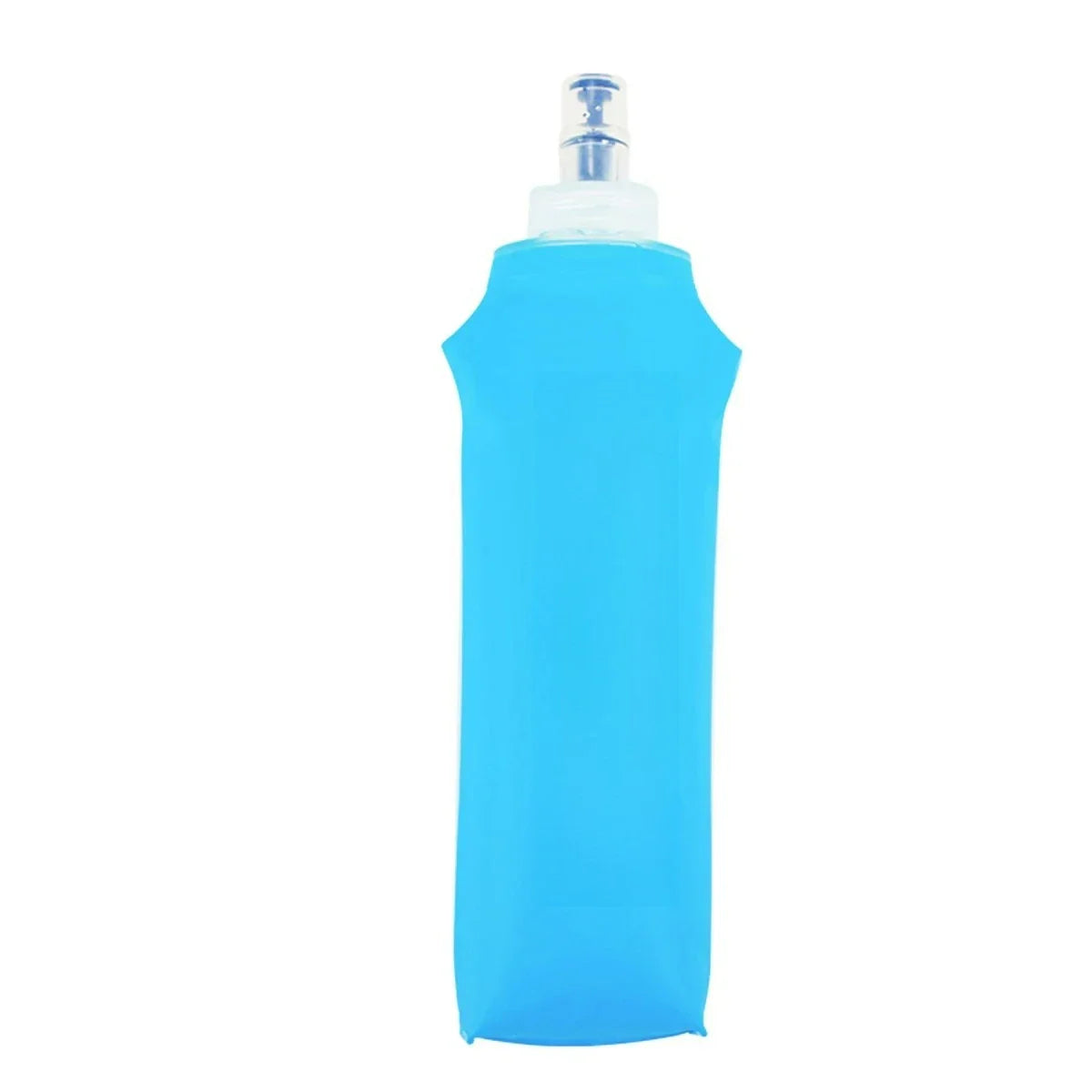 150ml/250ml/500ml Collapsible Silicone Water Bottle with Bite Valve, Outdoor Portable for Running Camping Hiking Travel Pi-Mart