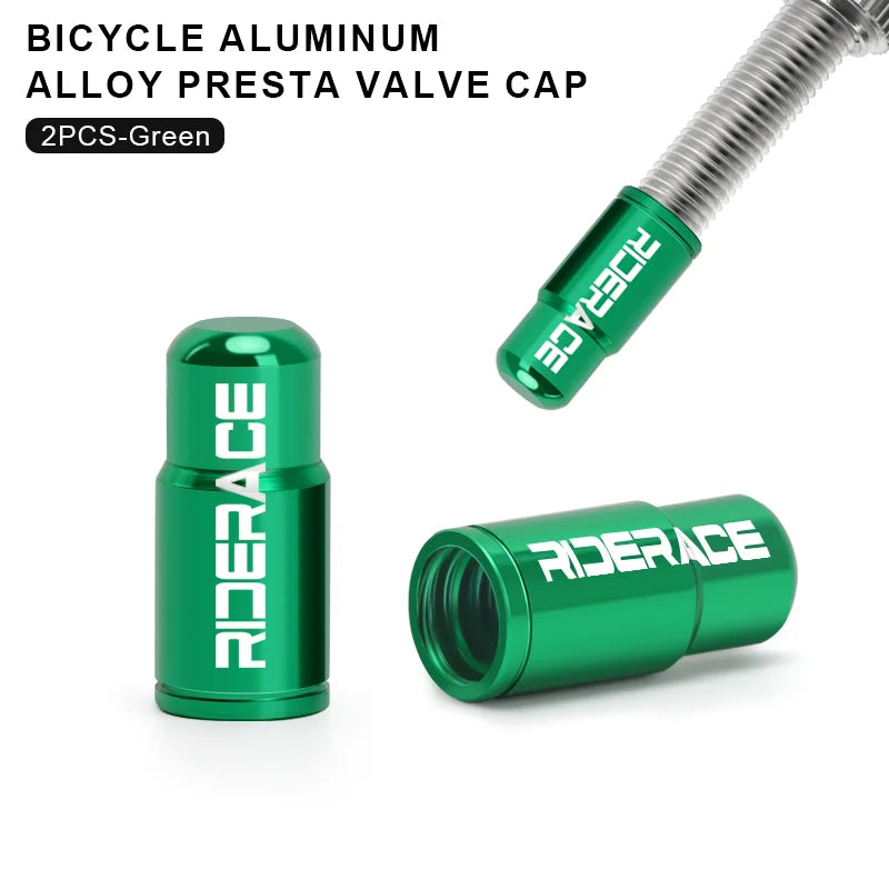 2/4/10Pcs Bicycle Tire Valve Cap Dustproof Lightweight Aluminum Alloy MTB Road Bike Tube Tyre Gas Nozzle Cover For FV Presta Pi-Mart