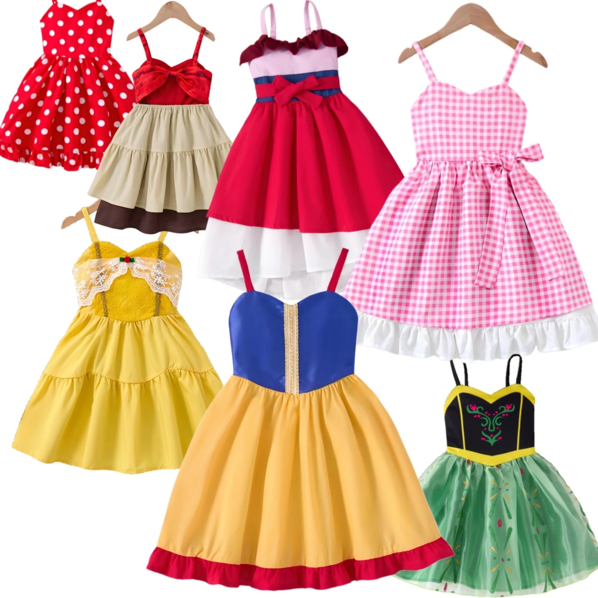 2025 Summer Children's Casual Skirt Princess Costume Moana Girls Dress Princess Cosplay Clothing Girls Carnival Costume Outdoor NovaCart