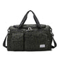 Classic Leopard Print Large Capacity Leisure Luggage Bag with Multiple Pockets and Shoe Compartment Sports Fitness Travel Bag NovaCart