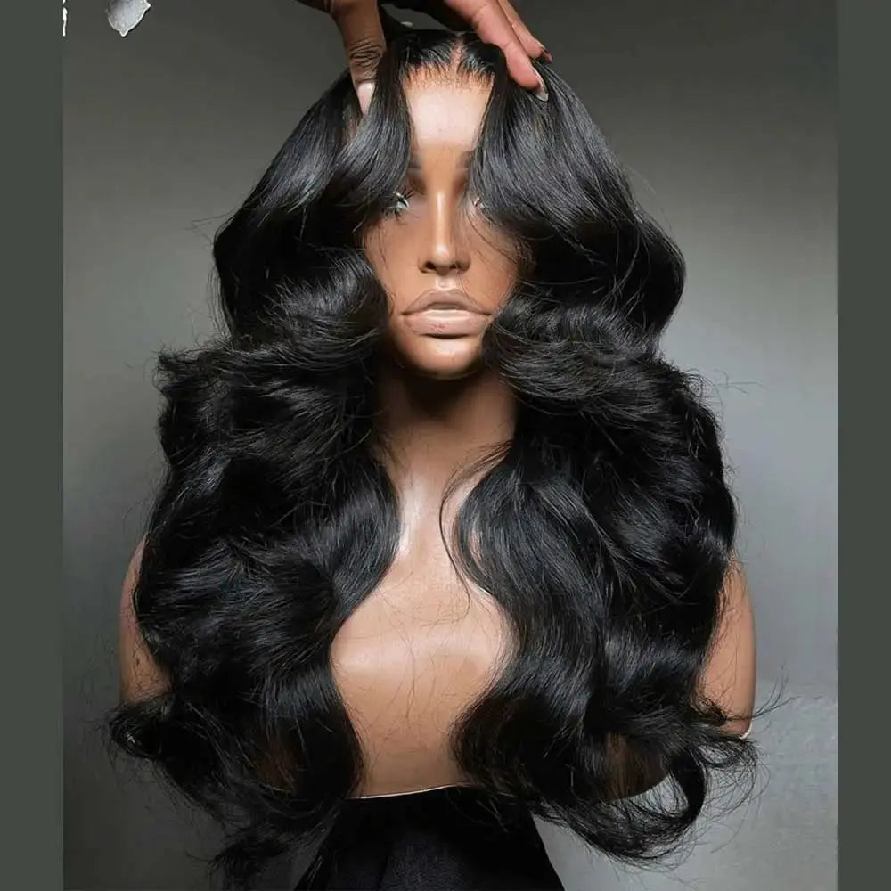 250% Glueless Wig Body Wave Human Hair Wigs Pre Cut 13x4 13x6 HD Lace Frontal Wigs Pre Plucked Curly Lace Front Human Hair Wigs NovaCart