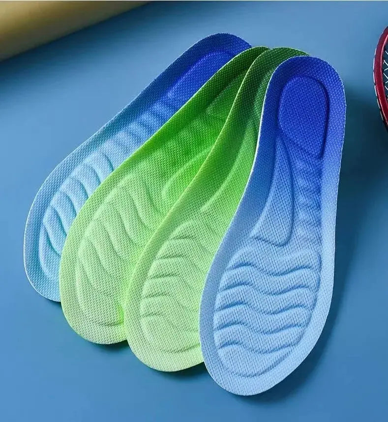4D Cloud Technology Sports Insoles for Shoes PU Sole Soft Breathable Shock Absorption Cushion Running Orthopedic Care Insoles NovaCart