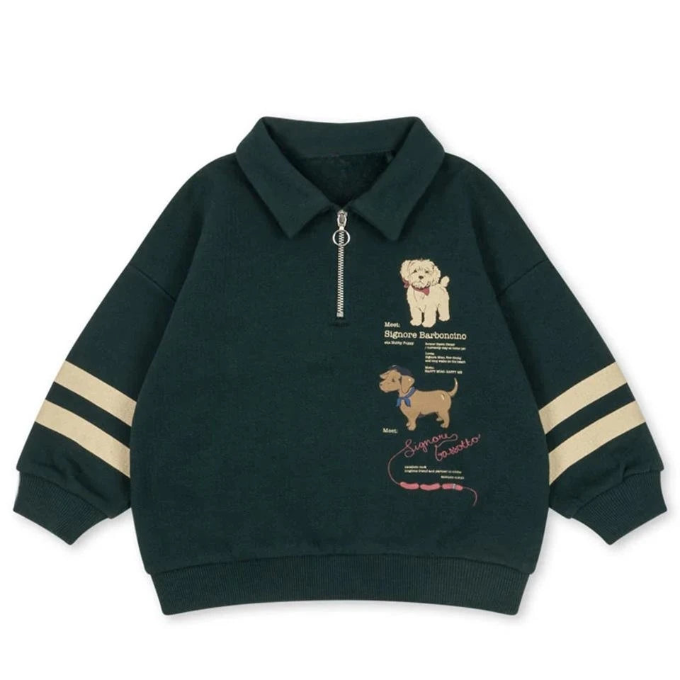 Hoodies Mother Kids 2025 New Autumn Winter Baby Boys Girls Cartoon T Shirts Hooded Sweatshirts Pants Korean Children's Clothings NovaCart
