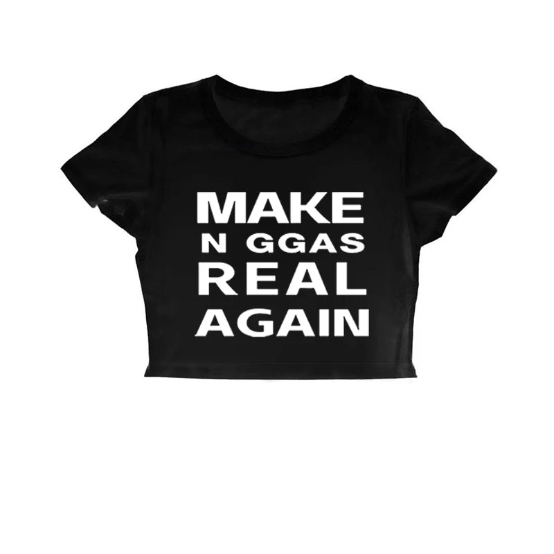 Gothic Hip Hop Sexy Women's Short Sleeve T-Shirt Harajuku Punk Letter Print Casual Crop Top Chic Y2K Retro Emo Girls Streetwear NovaCart