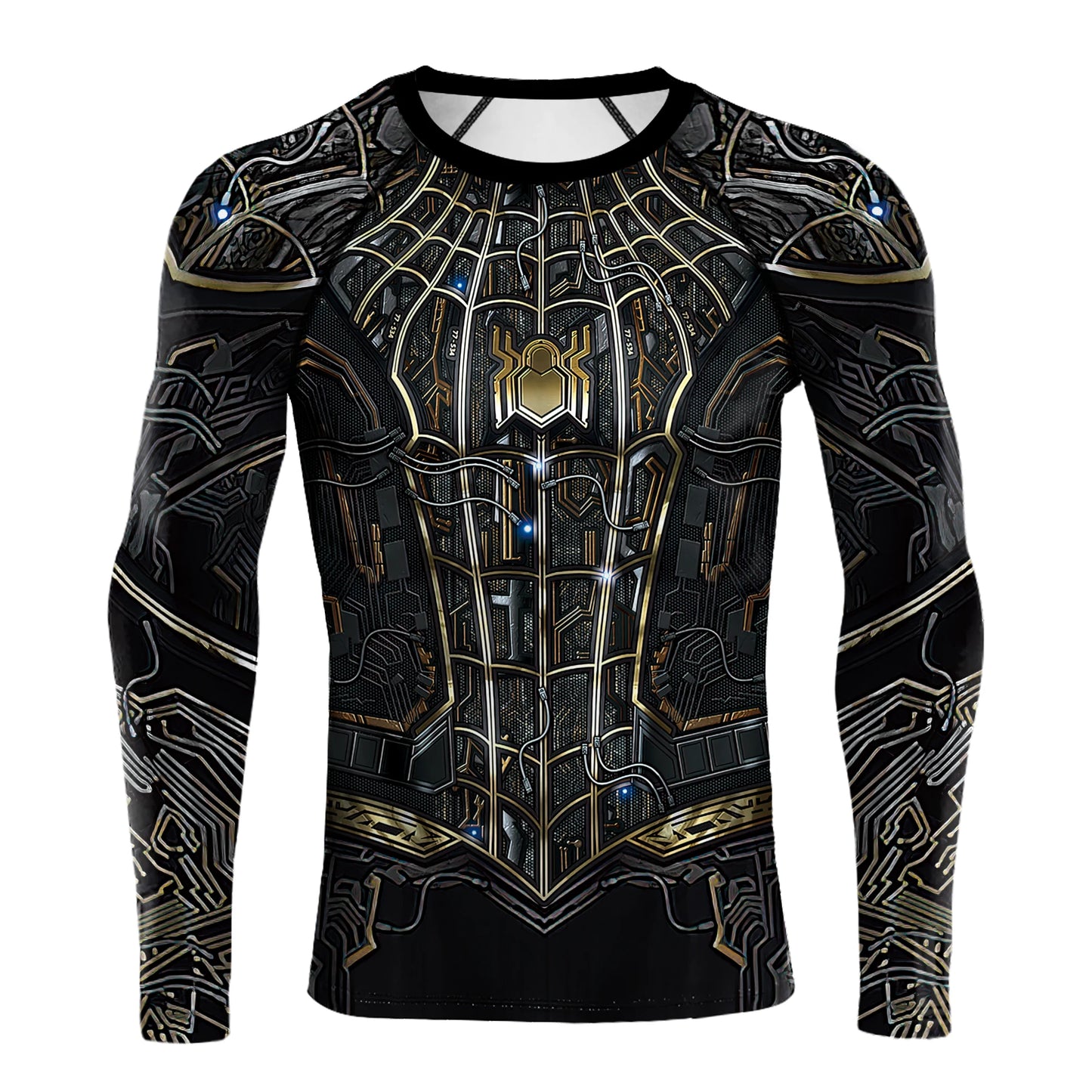 Fashion Comics Spider Cosplay 3D Printed Men's Long Sleeve T-shirt Superhero Tee Casual Loose Fitness Sports Tops Street Clothes NovaCart