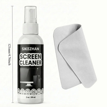 SIKEZHAN Screen Cleaner Kit with Polishing Cloth - Streak-Free Spray for MacBook, iPad, iPhone, Laptop, Monitor & TV (2oz) Pi-Mart