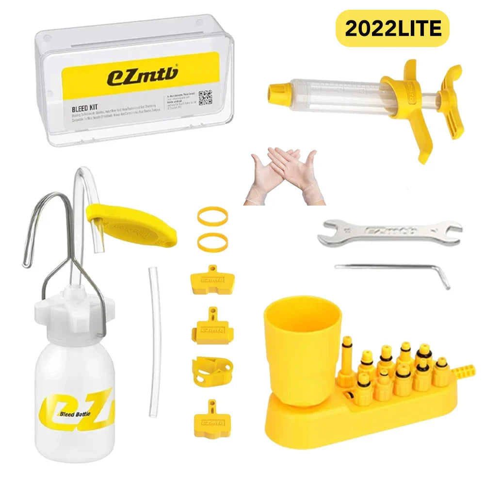 Bicycle Brake Mineral Oil 60ML Bike Hydraulic Disc Brake Oil Bleed Kit For SHIMANO TEKTRO SRAM NUTT Series Brake Repair Tools Pi-Mart