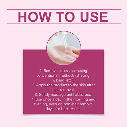 Hair Removal Care Oil Gently Nurtures Skin with Cleansing and Soothing Properties Moisturizing Daily Body Care Oil Hair Removal