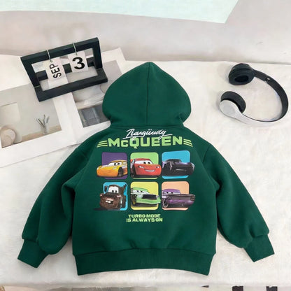 Hoodies For Kids Clothing Spring New Style Cartoon Car Fashion Sweatshirts Tops Hooded Long Sleeved Children's Costume Hoodie NovaCart