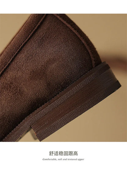 Shoes for Women 2024 Summer Brown Casual Flats Ladies Shoe Fashion Suede Loafers Soft Sole Non-Slip Feminino Zapatos Mujer NovaCart