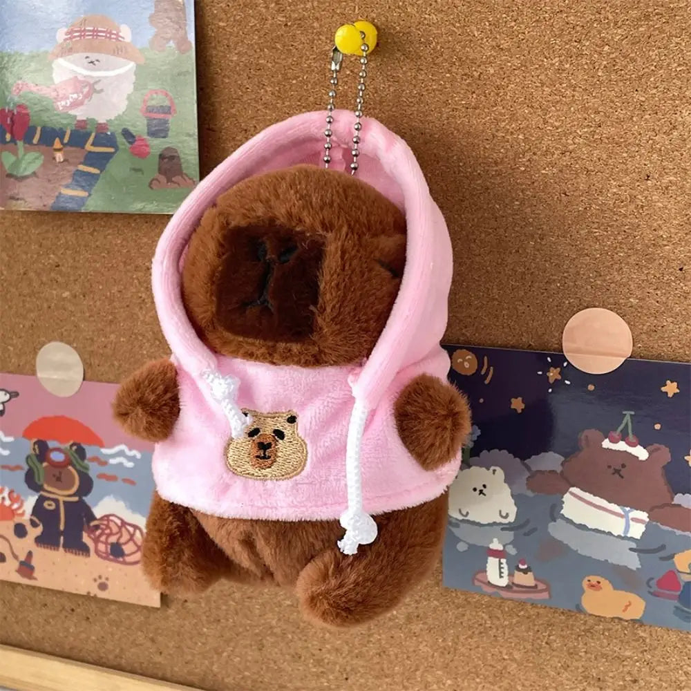 Cute Capybara Plush Toy Hoodie with Wings Simulation Doll Small Size Stuffed Animals Anime Fluffty Toy Birthday Party NovaCart