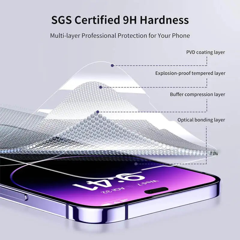 Tempered Glass for iPhone 14 Pro 15 16 17 13 12 11 pro max screen protector for iphone 15 pro mica for iphone 13 14 pro glass NovaCart