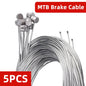 1/5/10PCS 2M MTB Bicycle Brake Line Bicycle Speed Line Fixed Gear Shifter Gear Brake Cable Set Core Inner Wire for MTB Road Bike Pi-Mart