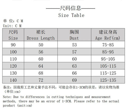 Kids Clothes Summer Short sleeves Kpop Demon Hunters Girls Dress Fashion Children Princess Dresses Baby Girl Cute Birthday Party NovaCart